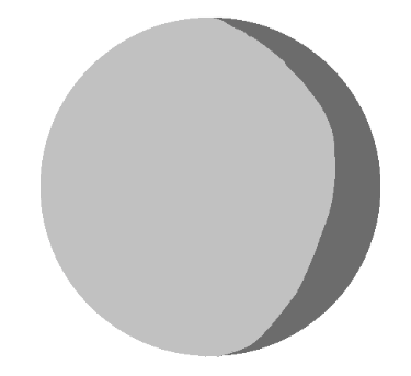 Z dielne účastníkov (Adam Póša) :) Na tomto obrázku pekne vidieť, že tieň musí ísť vždy takmer presne od pólu k pólu